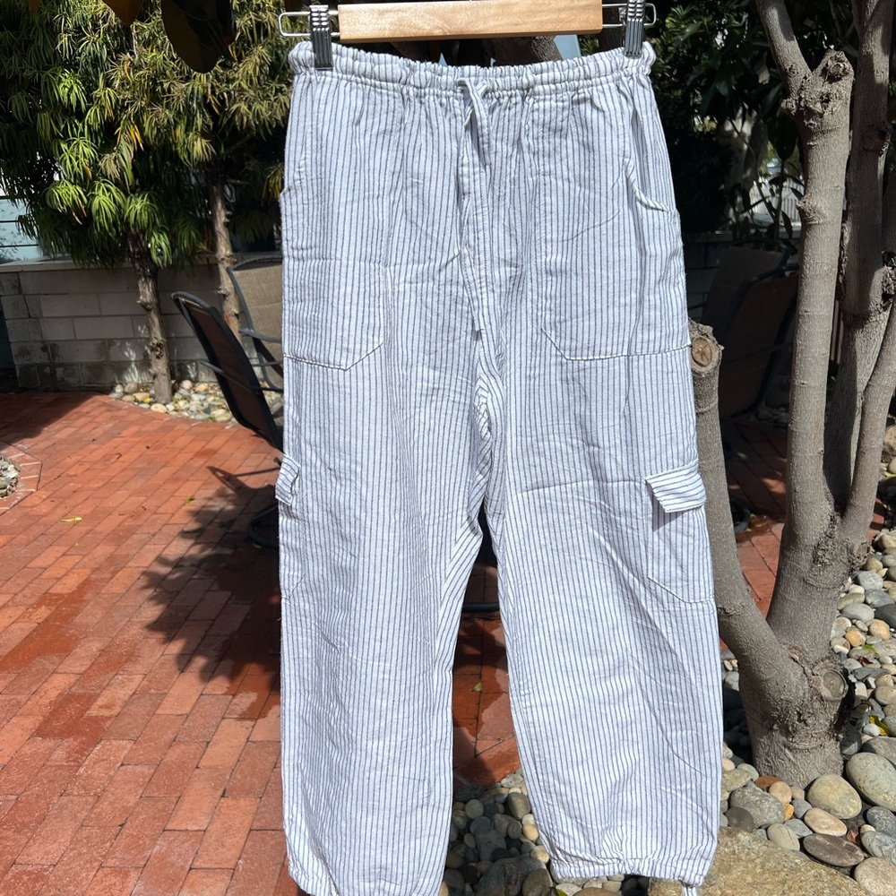 Striped Casual Beach Pants
